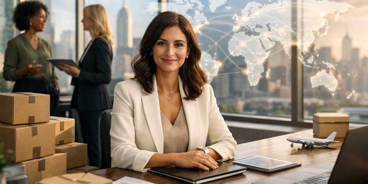 Airplane | Courier Boxes | Location Pin