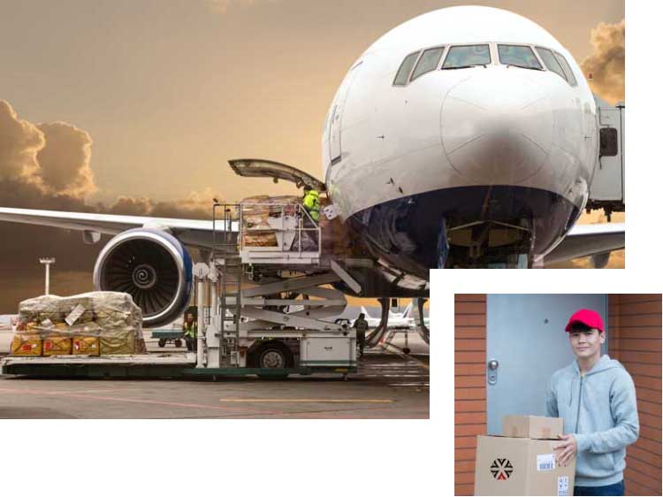 Airplane | Aircargo | Courier Delivery Guy