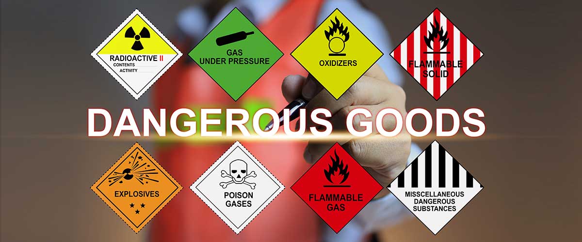 Dangerous goods indecators