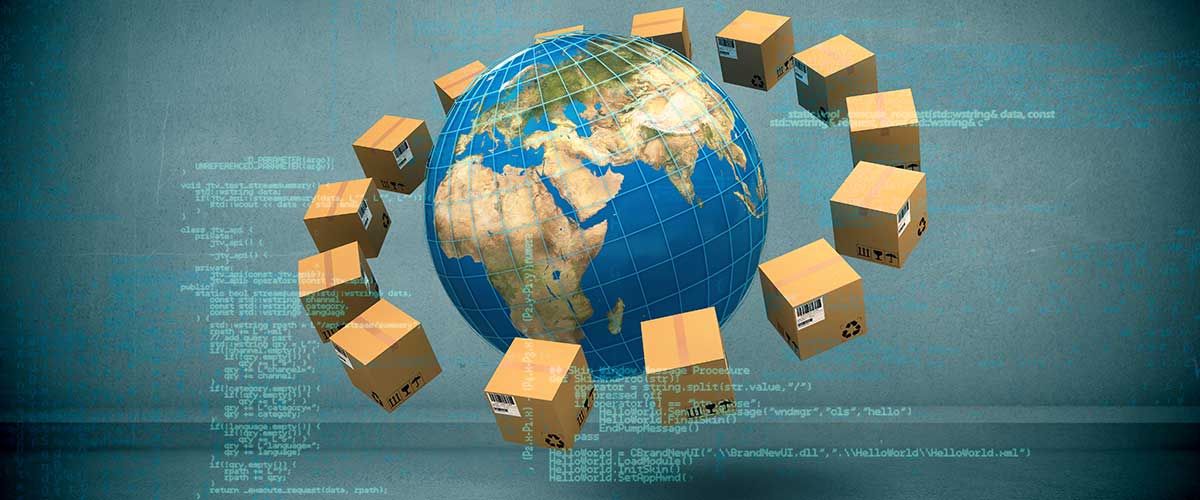 Globe and courier packages