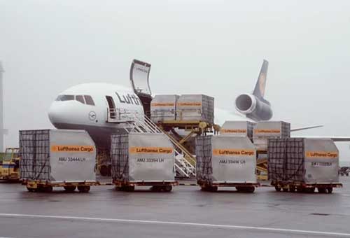 Cargo loading in Airplane